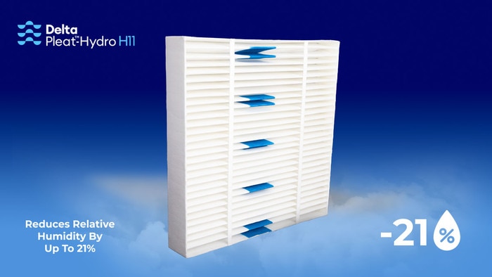 Brookaire DeltaPleat Hydro H11 with blue sky background