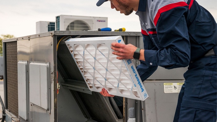 Brookaire air filter installation