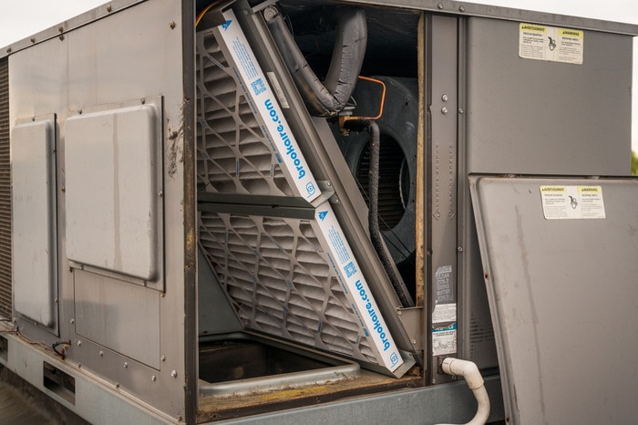 Brookaire filter in an HVAC unit