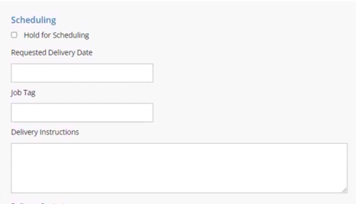 Scheduling feature